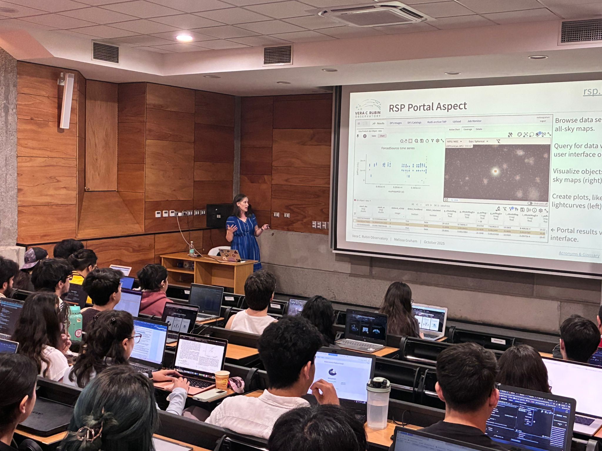 Melissa Graham imparte tutorial de telescopio Vera Rubin